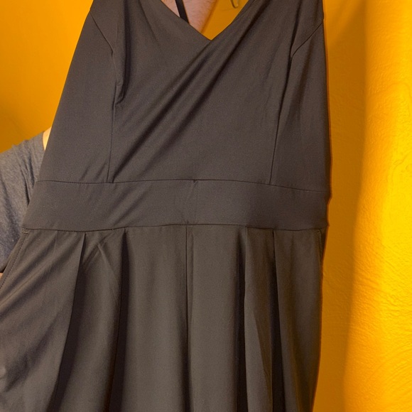 Halara NWT Breezeful black XL Tall wide leg jumpsuit with pockets! - Picture 6 of 11